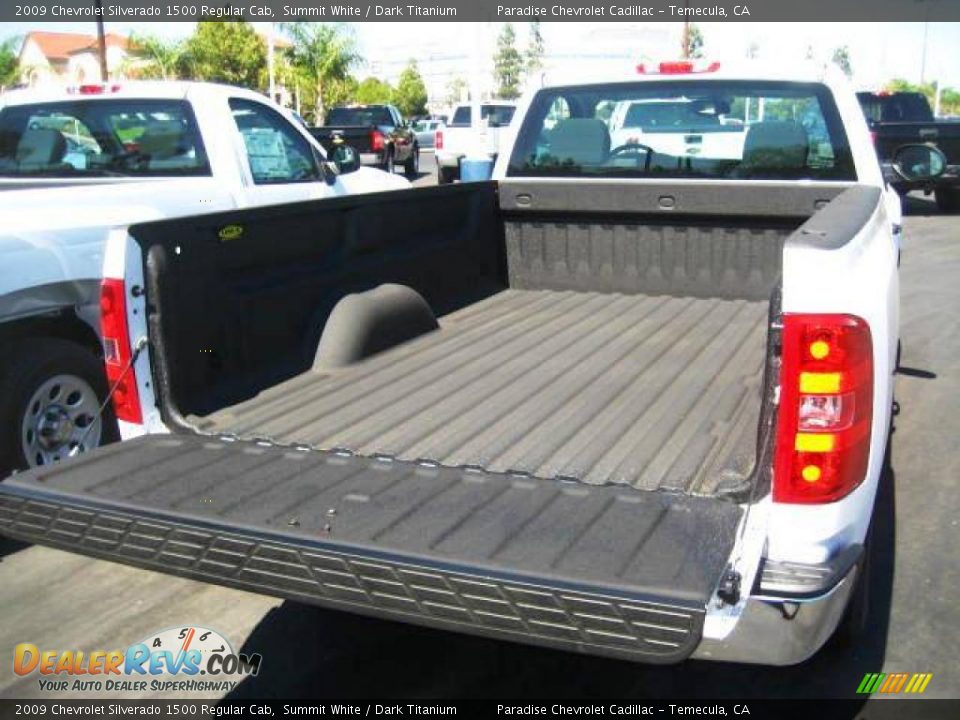 2009 Chevrolet Silverado 1500 Regular Cab Summit White / Dark Titanium Photo #12