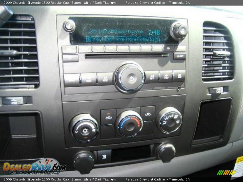 2009 Chevrolet Silverado 1500 Regular Cab Summit White / Dark Titanium Photo #14