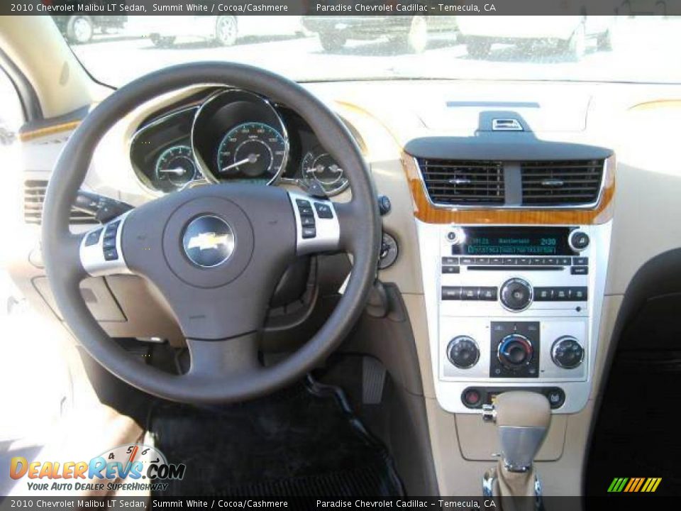2010 Chevrolet Malibu LT Sedan Summit White / Cocoa/Cashmere Photo #11
