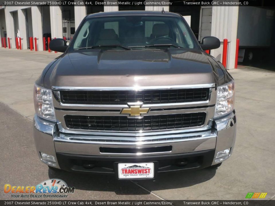 2007 Chevrolet Silverado 2500HD LT Crew Cab 4x4 Desert Brown Metallic / Light Cashmere/Ebony Photo #2