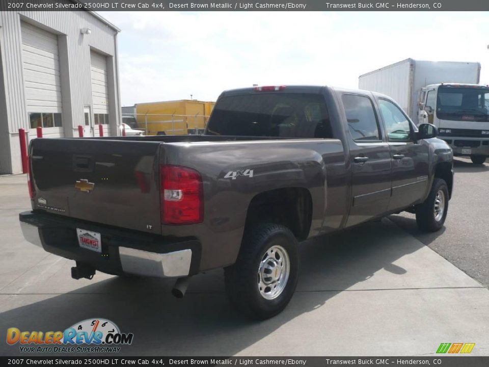 2007 Chevrolet Silverado 2500HD LT Crew Cab 4x4 Desert Brown Metallic / Light Cashmere/Ebony Photo #6