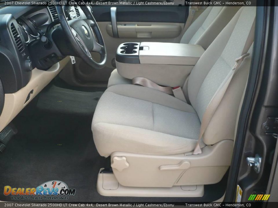 2007 Chevrolet Silverado 2500HD LT Crew Cab 4x4 Desert Brown Metallic / Light Cashmere/Ebony Photo #8
