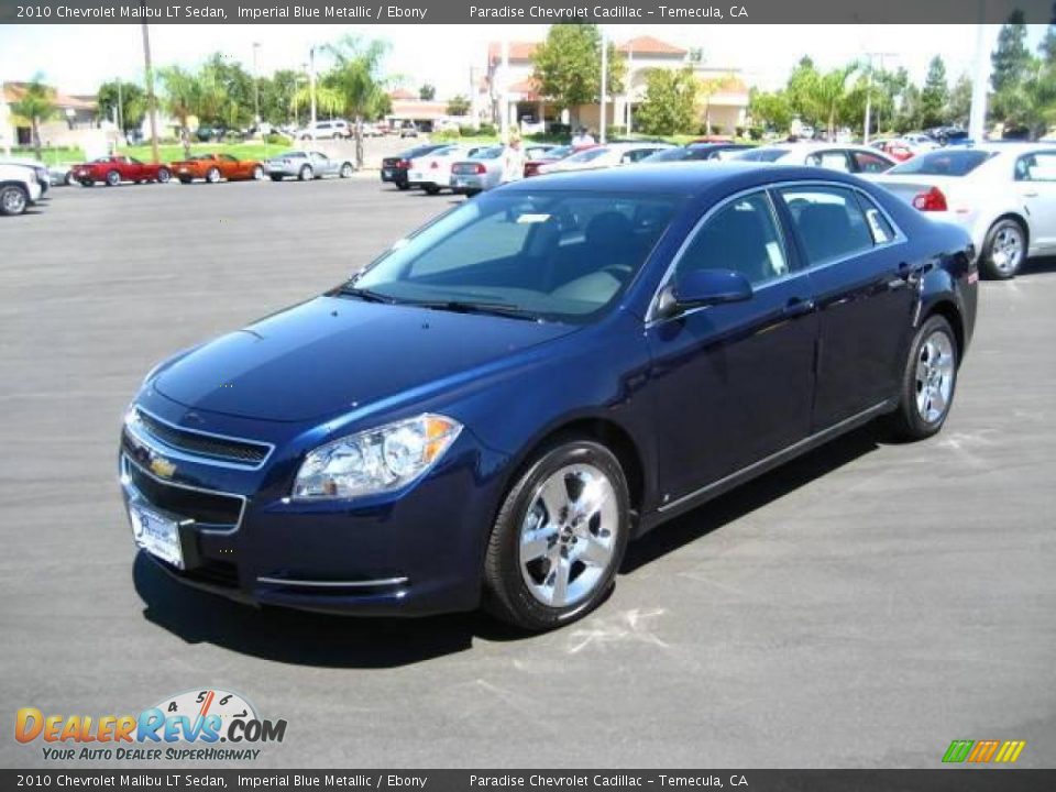 2010 Chevrolet Malibu LT Sedan Imperial Blue Metallic / Ebony Photo #3