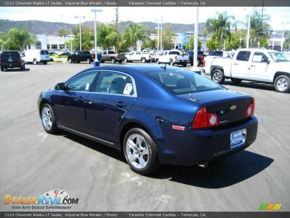 2010 Chevrolet Malibu LT Sedan Imperial Blue Metallic / Ebony Photo #5