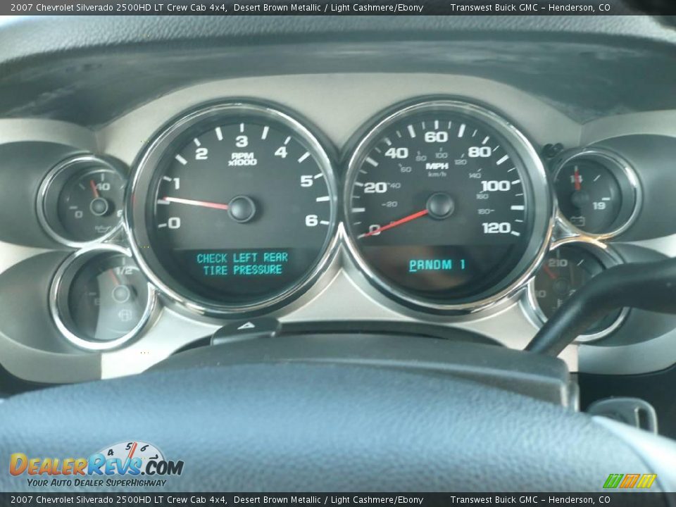 2007 Chevrolet Silverado 2500HD LT Crew Cab 4x4 Desert Brown Metallic / Light Cashmere/Ebony Photo #13