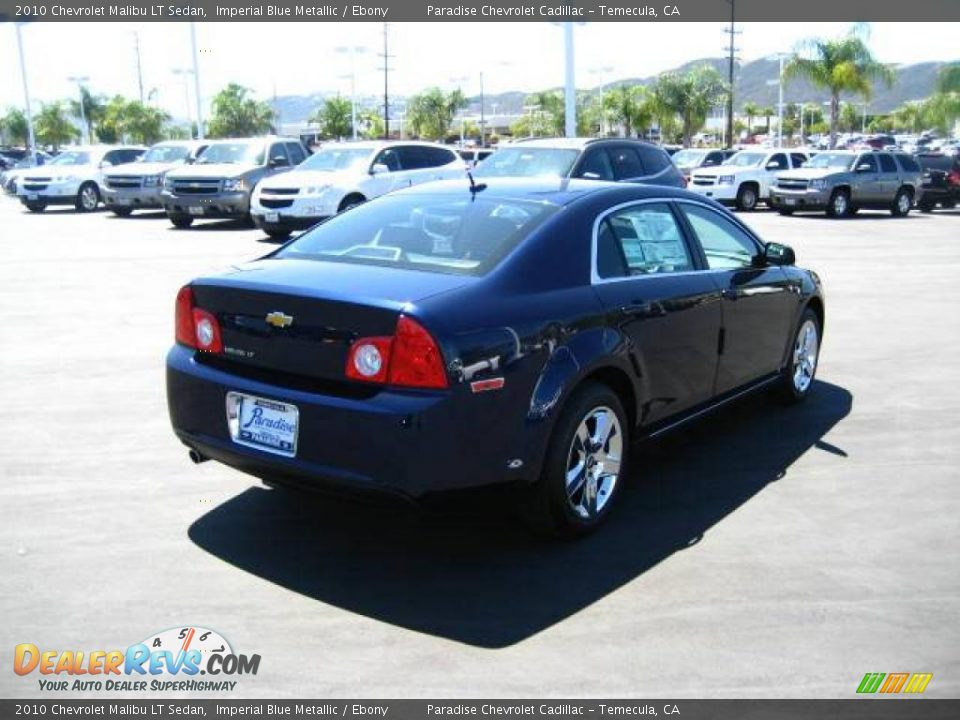 2010 Chevrolet Malibu LT Sedan Imperial Blue Metallic / Ebony Photo #6