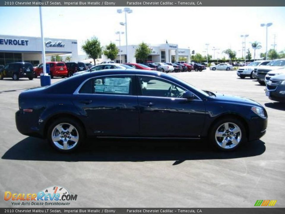 2010 Chevrolet Malibu LT Sedan Imperial Blue Metallic / Ebony Photo #7