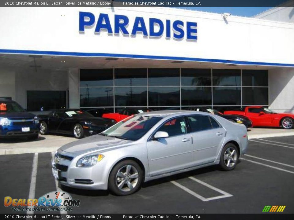 2010 Chevrolet Malibu LT Sedan Silver Ice Metallic / Ebony Photo #1
