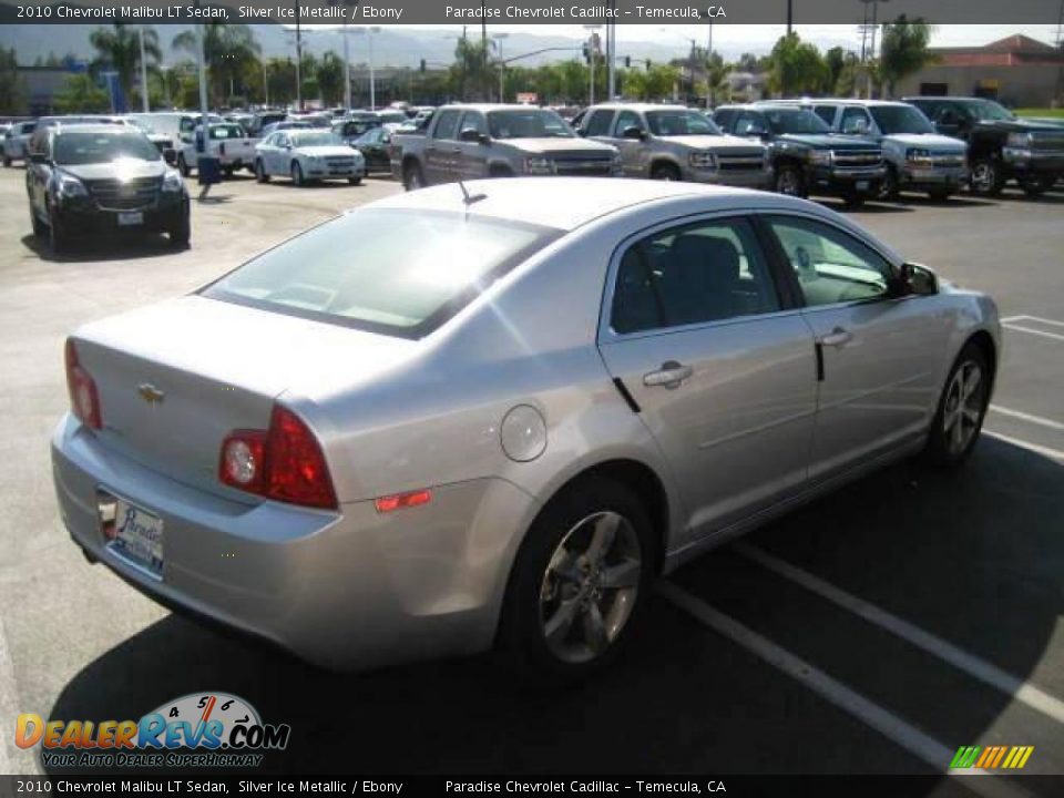 2010 Chevrolet Malibu LT Sedan Silver Ice Metallic / Ebony Photo #4