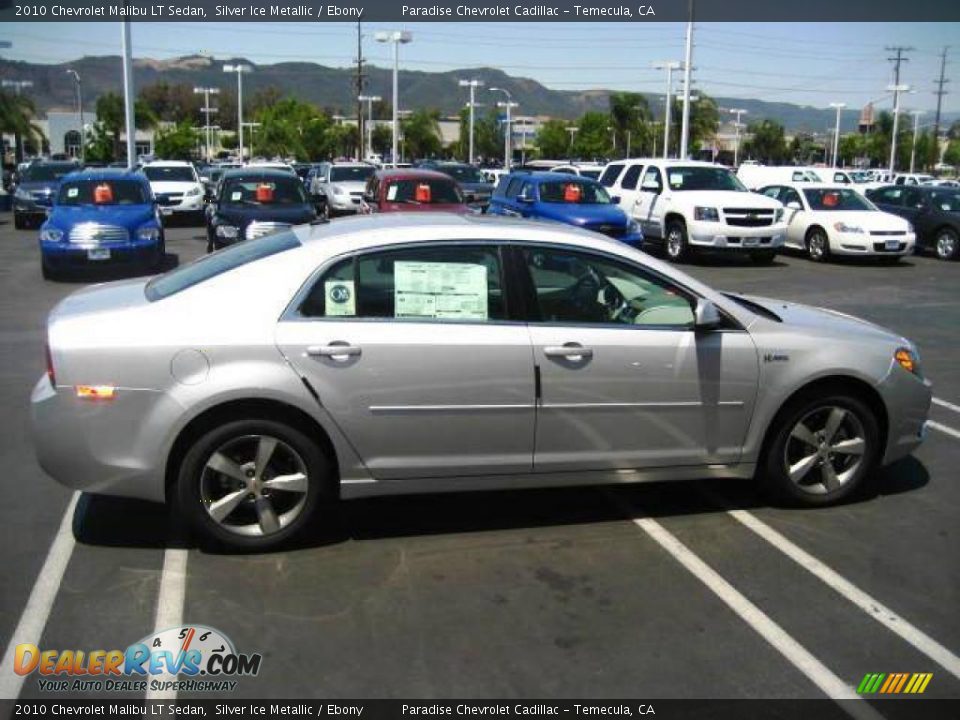 2010 Chevrolet Malibu LT Sedan Silver Ice Metallic / Ebony Photo #5