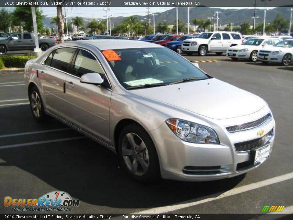 2010 Chevrolet Malibu LT Sedan Silver Ice Metallic / Ebony Photo #6