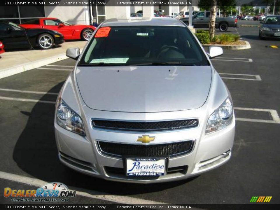 2010 Chevrolet Malibu LT Sedan Silver Ice Metallic / Ebony Photo #7