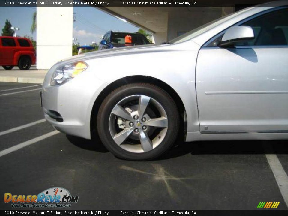 2010 Chevrolet Malibu LT Sedan Silver Ice Metallic / Ebony Photo #8