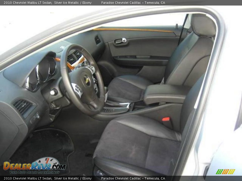 2010 Chevrolet Malibu LT Sedan Silver Ice Metallic / Ebony Photo #13