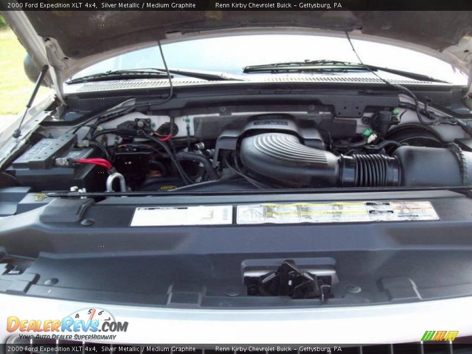 2000 Ford Expedition XLT 4x4 Silver Metallic / Medium Graphite Photo #9