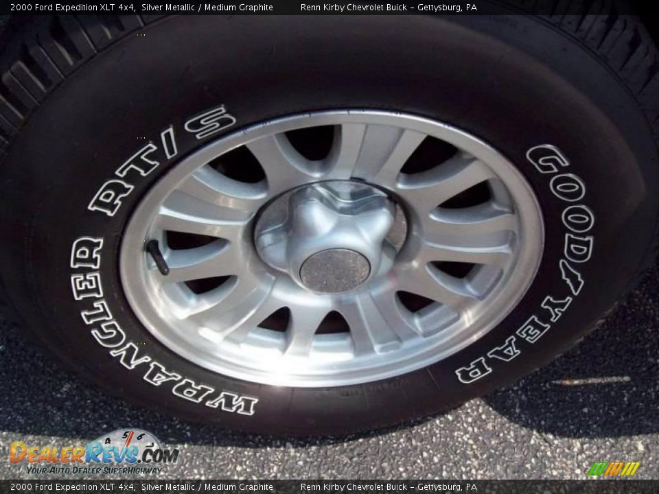 2000 Ford Expedition XLT 4x4 Silver Metallic / Medium Graphite Photo #13