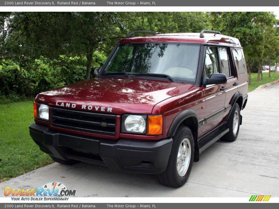2000 Land Rover Discovery II Rutland Red / Bahama Photo #1