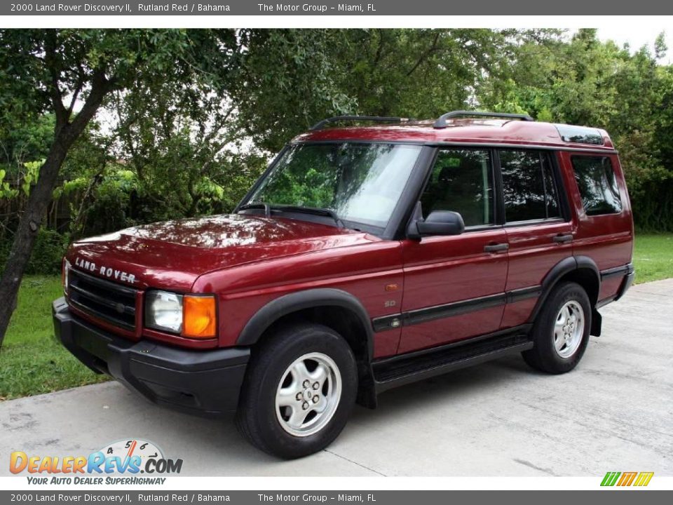 2000 Land Rover Discovery II Rutland Red / Bahama Photo #2