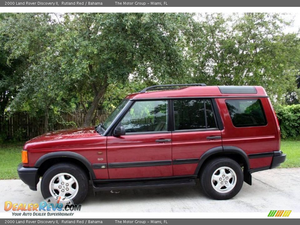 2000 Land Rover Discovery II Rutland Red / Bahama Photo #4