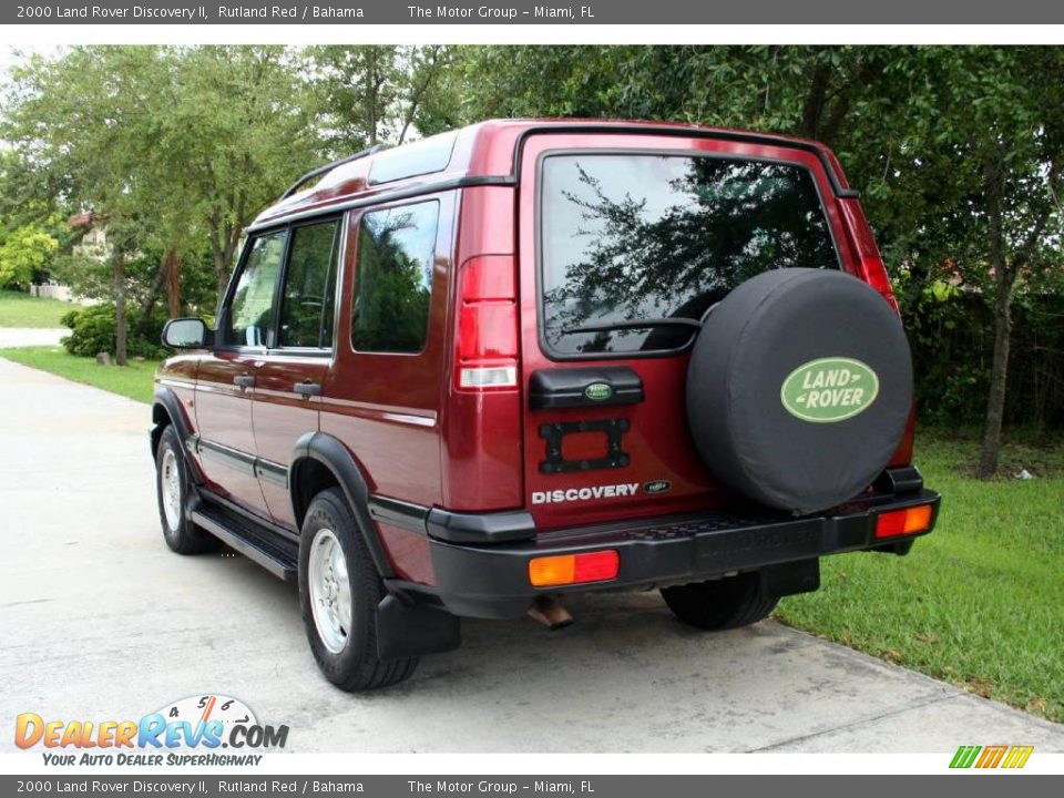 2000 Land Rover Discovery II Rutland Red / Bahama Photo #8
