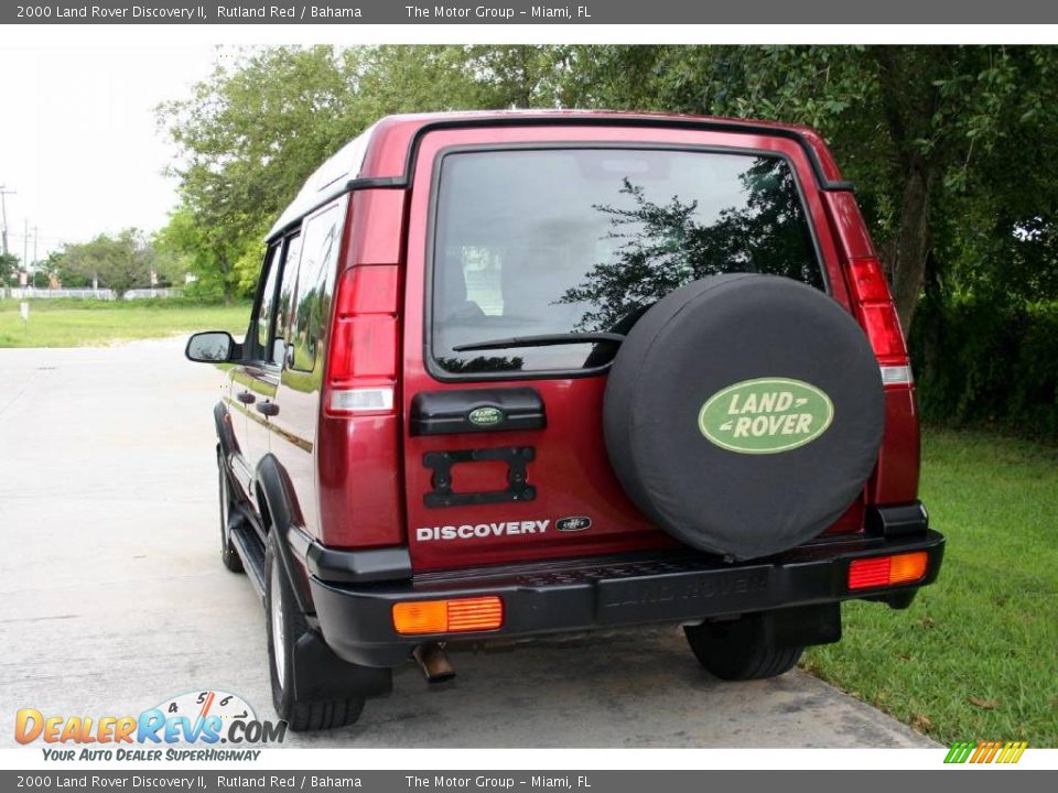 2000 Land Rover Discovery II Rutland Red / Bahama Photo #9