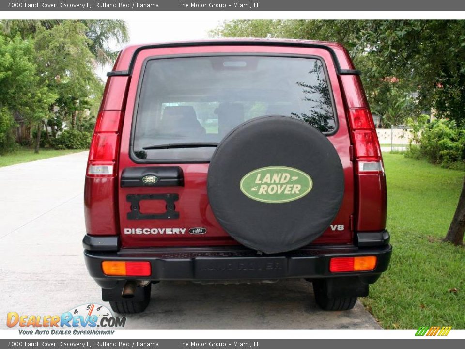 2000 Land Rover Discovery II Rutland Red / Bahama Photo #10