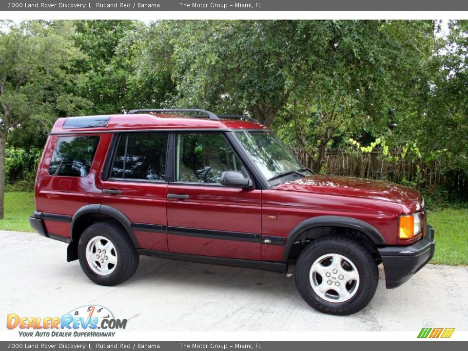 2000 Land Rover Discovery II Rutland Red / Bahama Photo #17