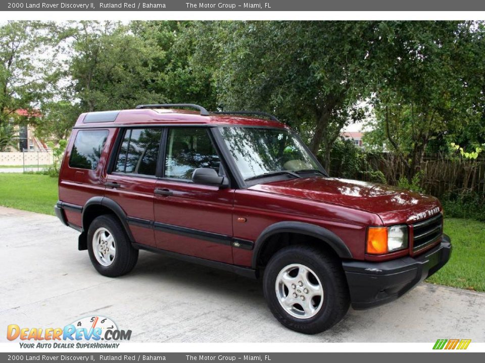 2000 Land Rover Discovery II Rutland Red / Bahama Photo #18
