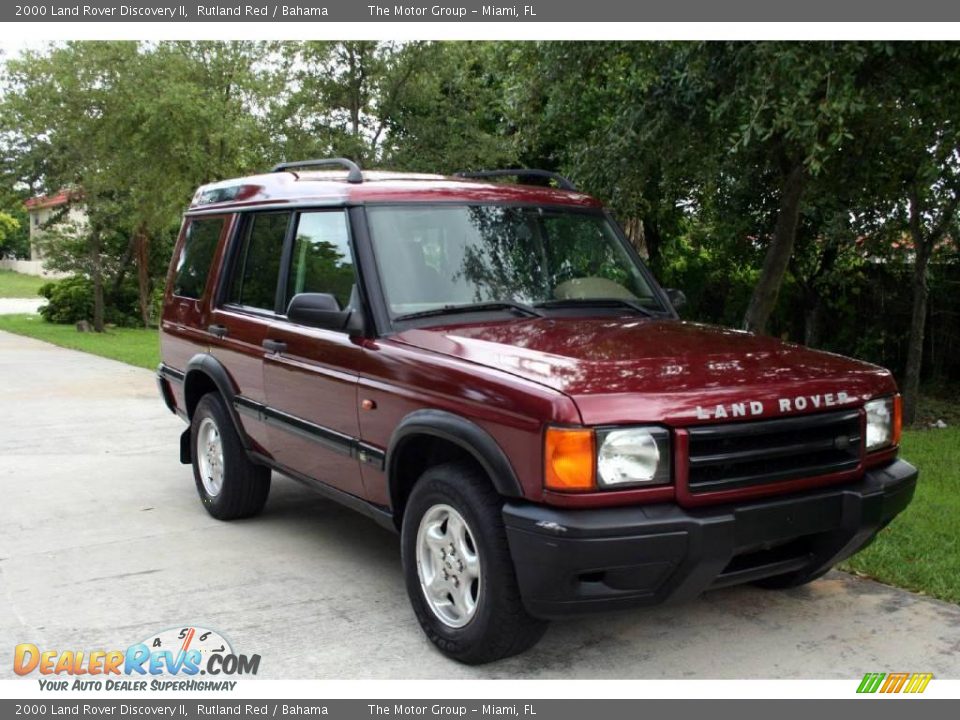 2000 Land Rover Discovery II Rutland Red / Bahama Photo #19