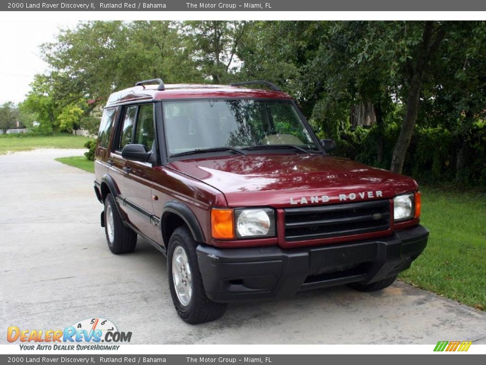 2000 Land Rover Discovery II Rutland Red / Bahama Photo #20