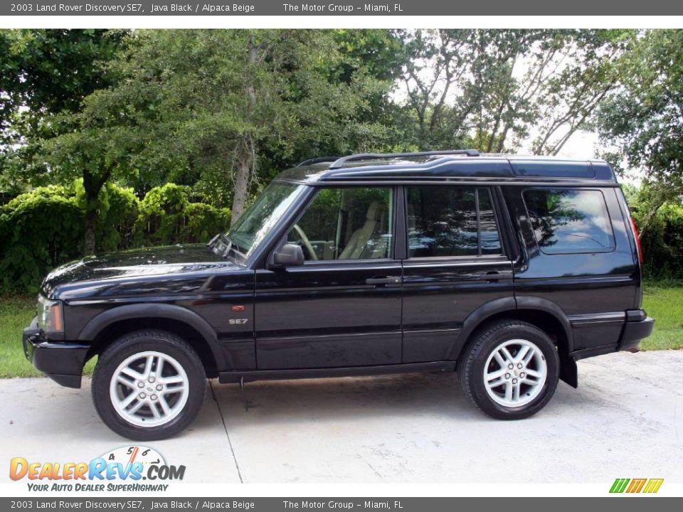 2003 Land Rover Discovery SE7 Java Black / Alpaca Beige Photo #3