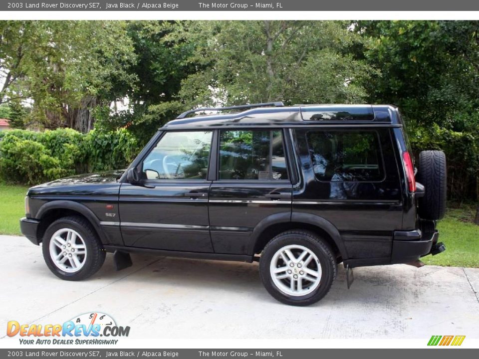 2003 Land Rover Discovery SE7 Java Black / Alpaca Beige Photo #4
