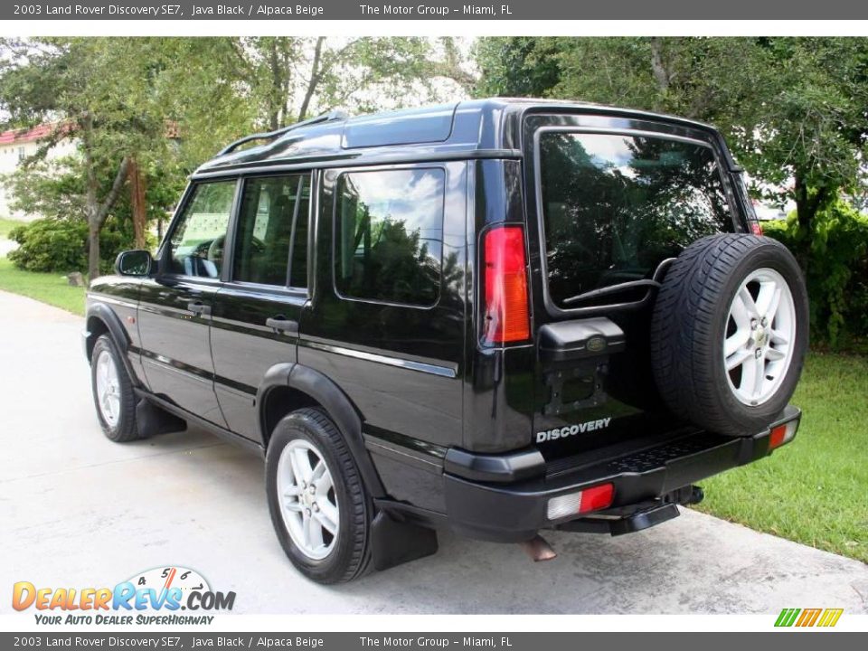 2003 Land Rover Discovery SE7 Java Black / Alpaca Beige Photo #5