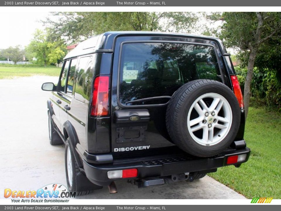 2003 Land Rover Discovery SE7 Java Black / Alpaca Beige Photo #6