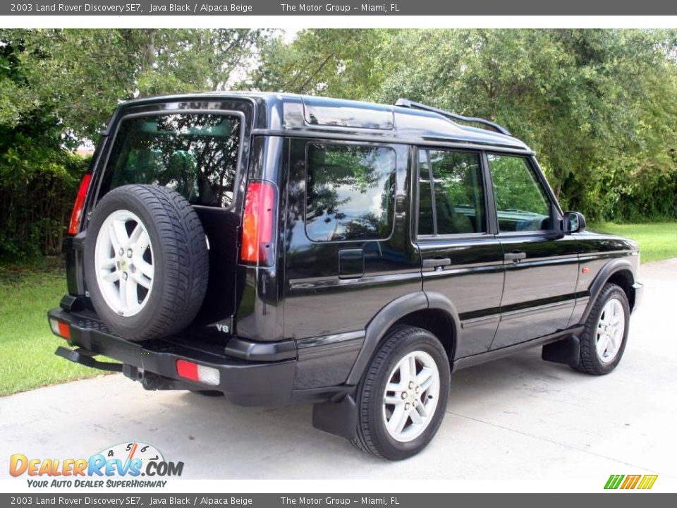 2003 Land Rover Discovery SE7 Java Black / Alpaca Beige Photo #7
