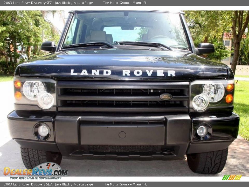 2003 Land Rover Discovery SE7 Java Black / Alpaca Beige Photo #15