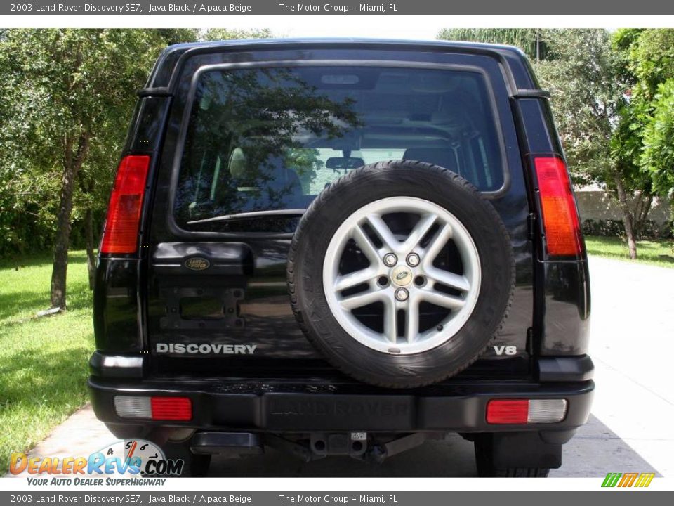 2003 Land Rover Discovery SE7 Java Black / Alpaca Beige Photo #16