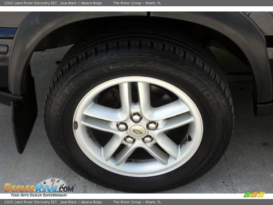 2003 Land Rover Discovery SE7 Java Black / Alpaca Beige Photo #17