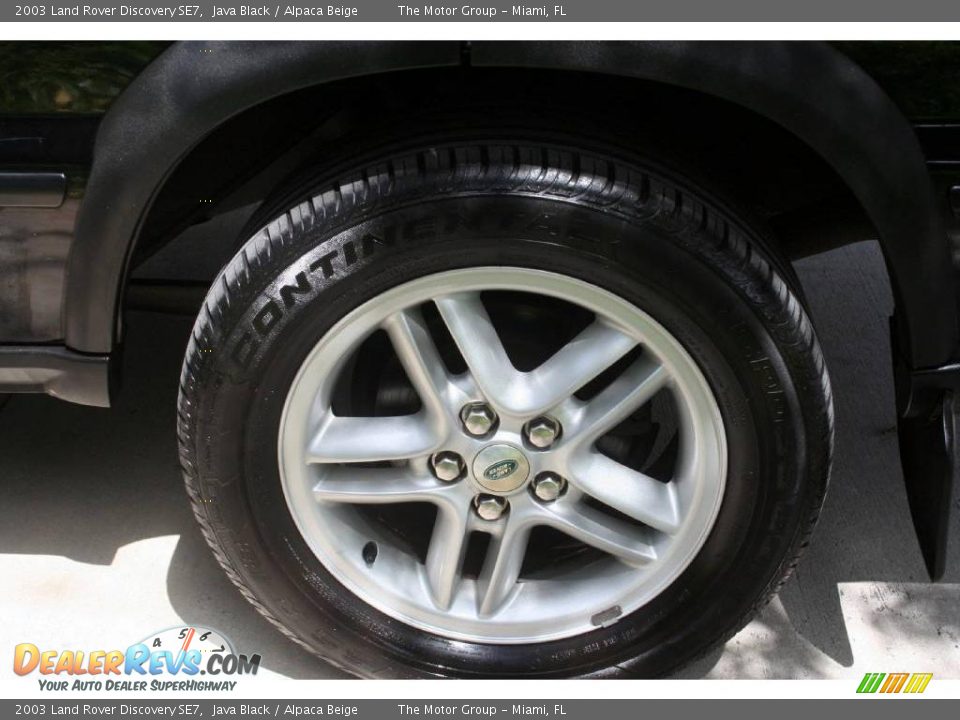 2003 Land Rover Discovery SE7 Java Black / Alpaca Beige Photo #18