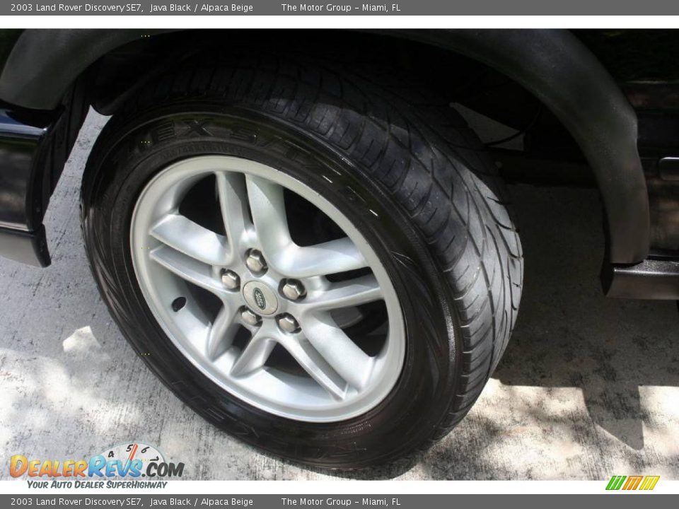 2003 Land Rover Discovery SE7 Java Black / Alpaca Beige Photo #19