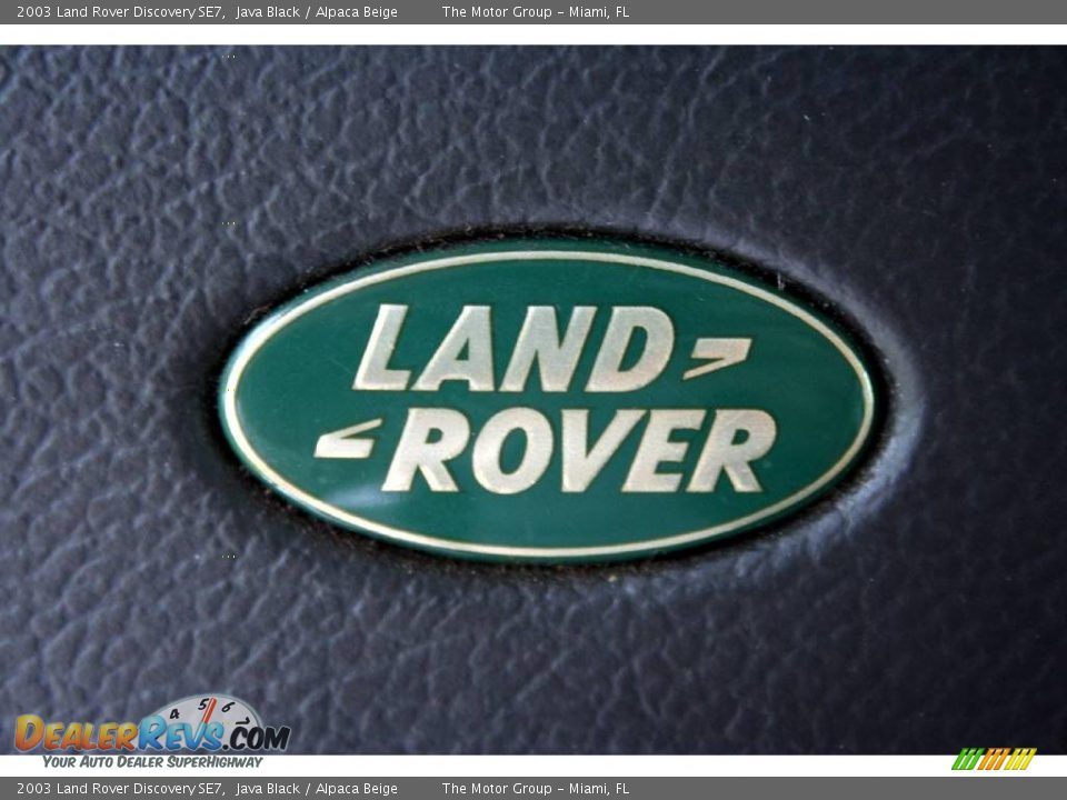 2003 Land Rover Discovery SE7 Java Black / Alpaca Beige Photo #23