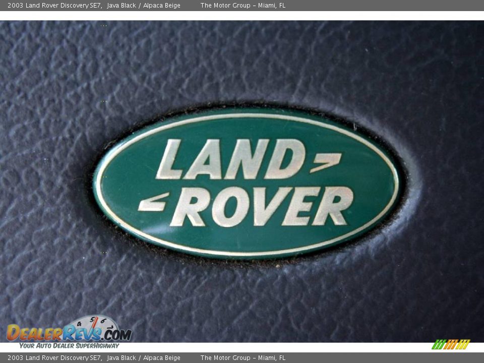2003 Land Rover Discovery SE7 Java Black / Alpaca Beige Photo #24