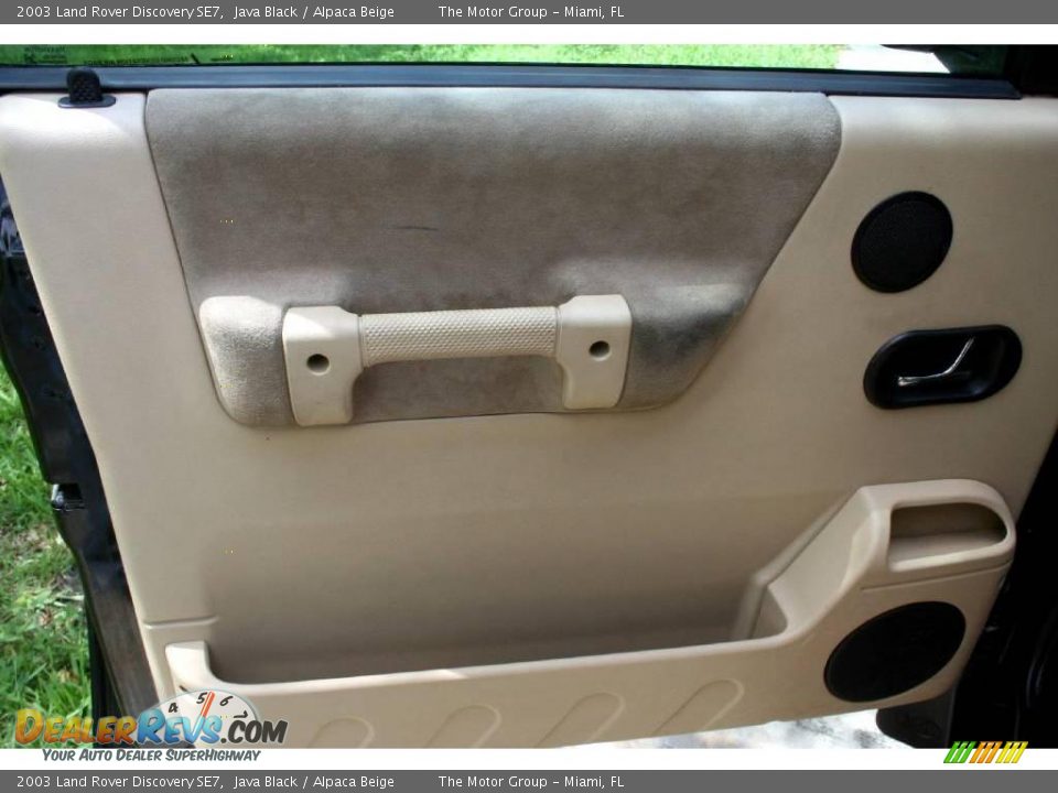 2003 Land Rover Discovery SE7 Java Black / Alpaca Beige Photo #27