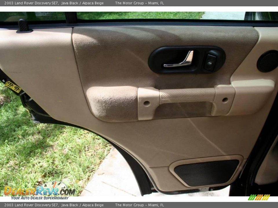 2003 Land Rover Discovery SE7 Java Black / Alpaca Beige Photo #29