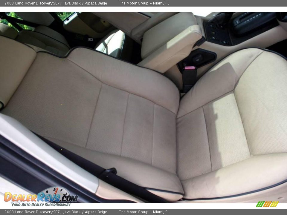 2003 Land Rover Discovery SE7 Java Black / Alpaca Beige Photo #32