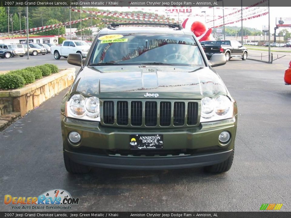 2007 Jeep Grand Cherokee Laredo Jeep Green Metallic / Khaki Photo #5