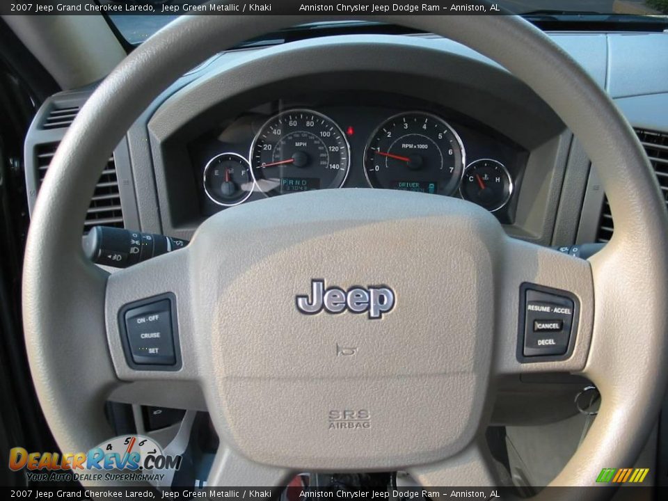 2007 Jeep Grand Cherokee Laredo Jeep Green Metallic / Khaki Photo #14