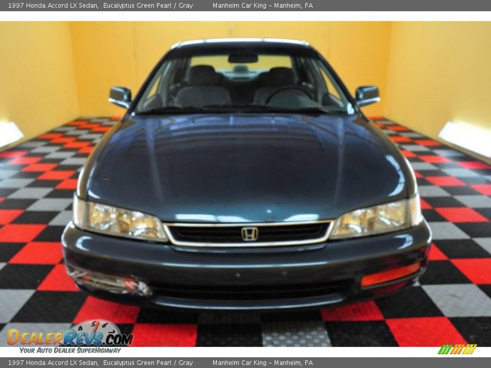 1997 Honda Accord LX Sedan Eucalyptus Green Pearl / Gray Photo #2