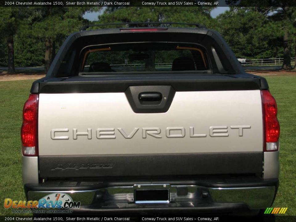 2004 Chevrolet Avalanche 1500 Silver Birch Metallic / Dark Charcoal Photo #7