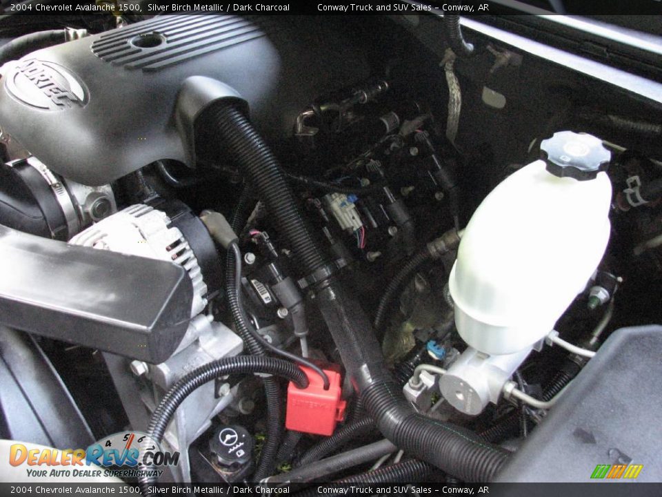 2004 Chevrolet Avalanche 1500 Silver Birch Metallic / Dark Charcoal Photo #19